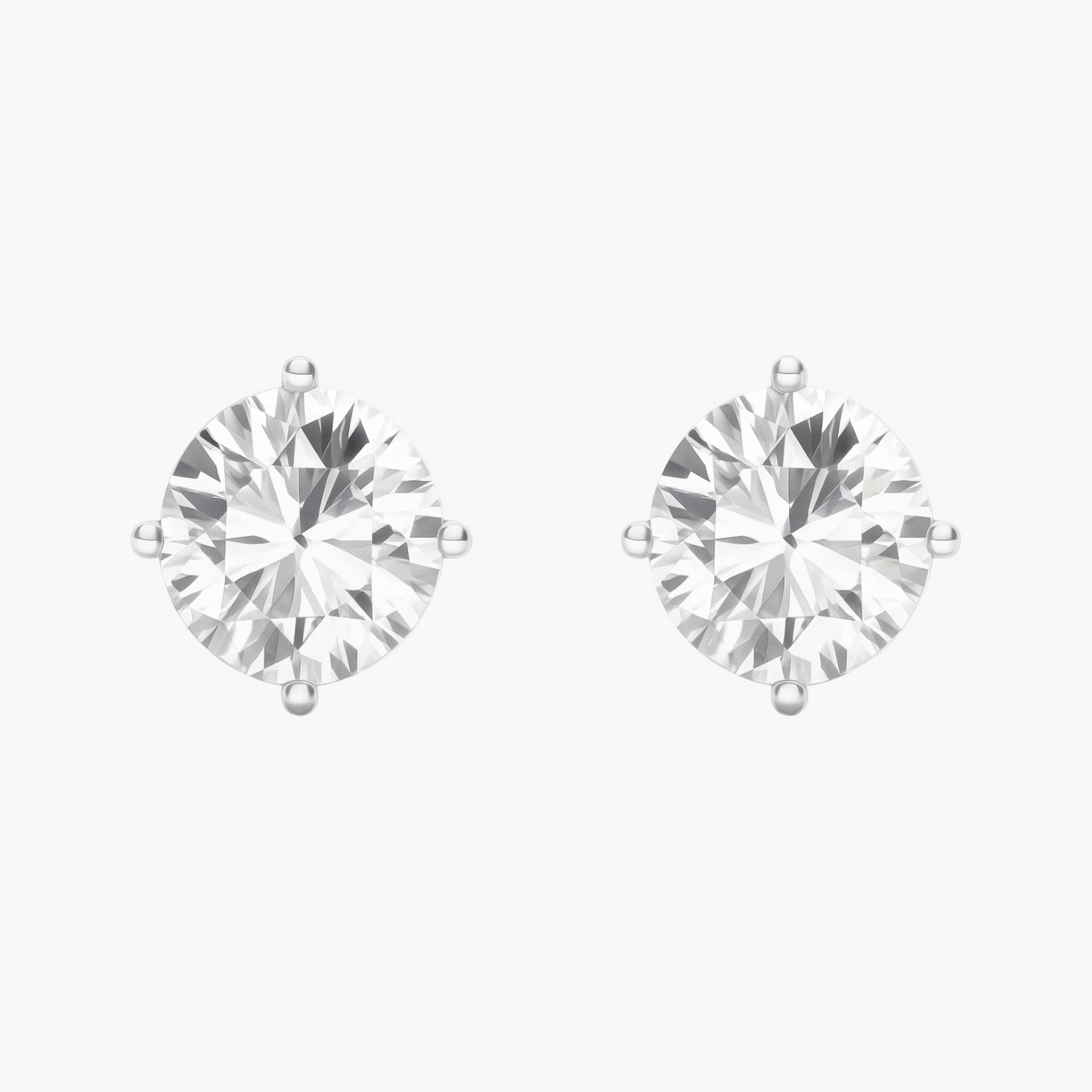 Classic Elegant Diamond Earrings