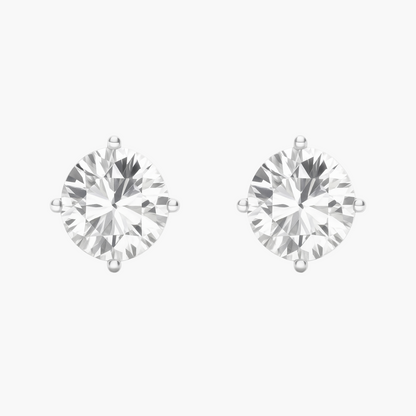 Classic Elegant Diamond Earrings
