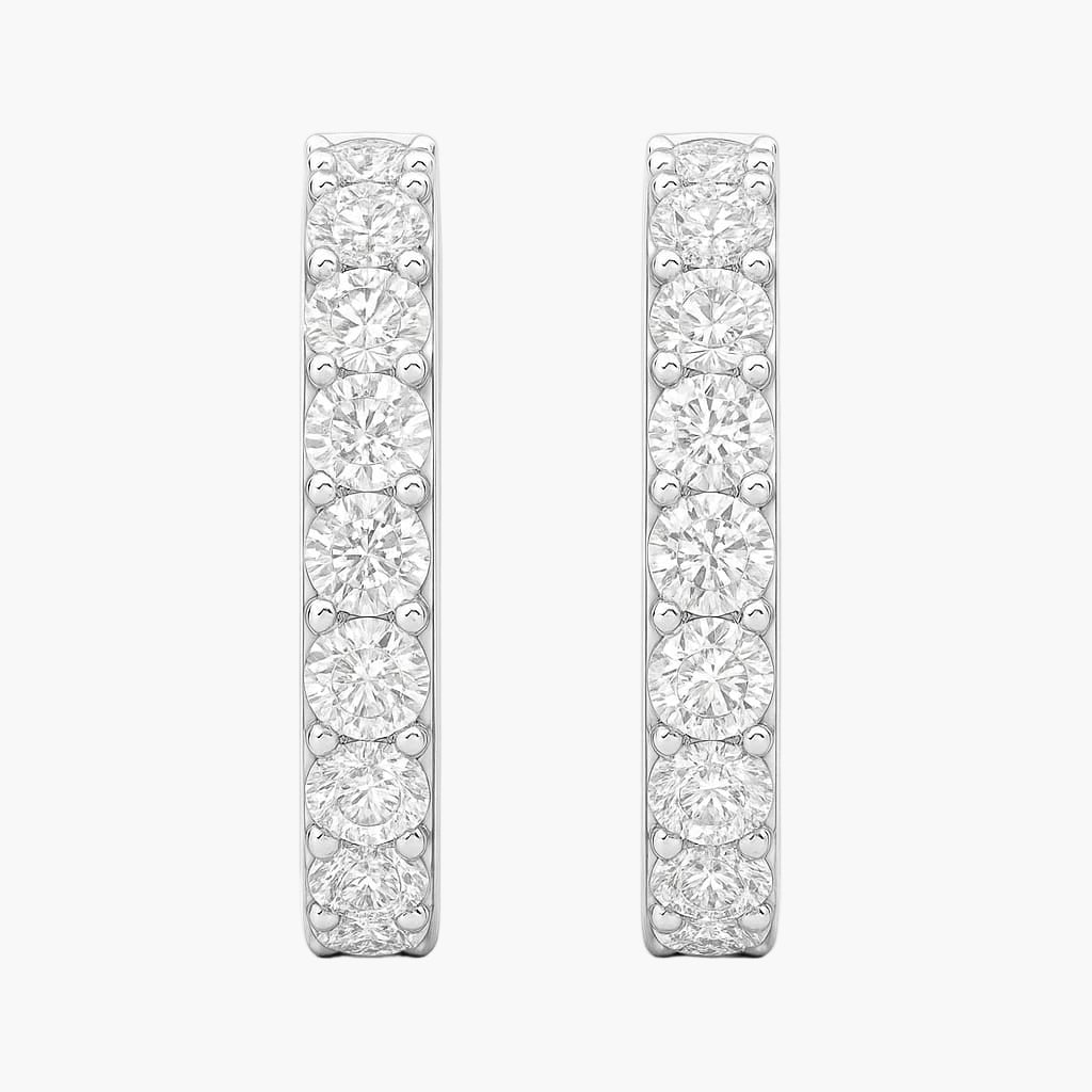 Loop of Eternity Diamond Earrings