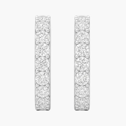 Loop of Eternity Diamond Earrings