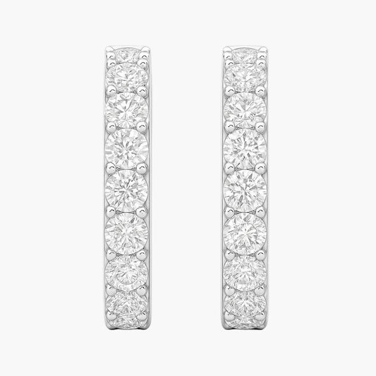 Loop of Eternity Diamond Earrings