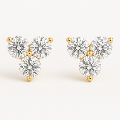 Soulmate Trio Diamond Earrings