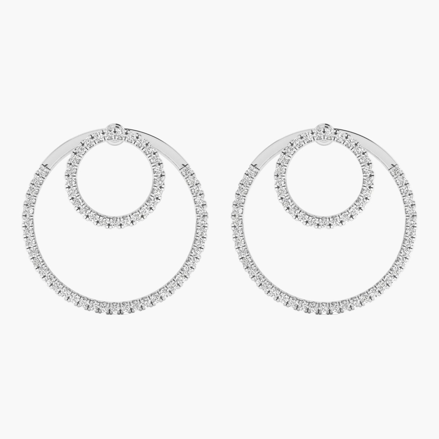 Full Circle Diamond Earrings