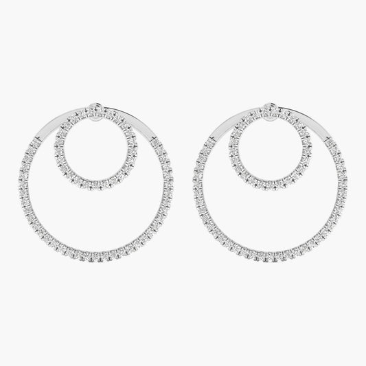 Full Circle Diamond Earrings
