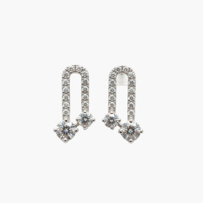 Drevia Drop Diamond Earrings