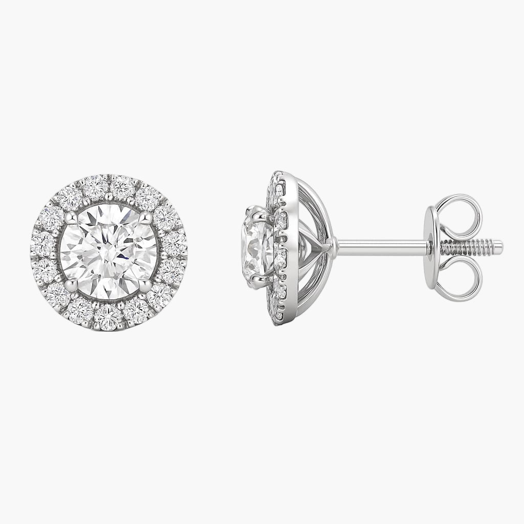 Shining Mon Coeur Diamond Earrings