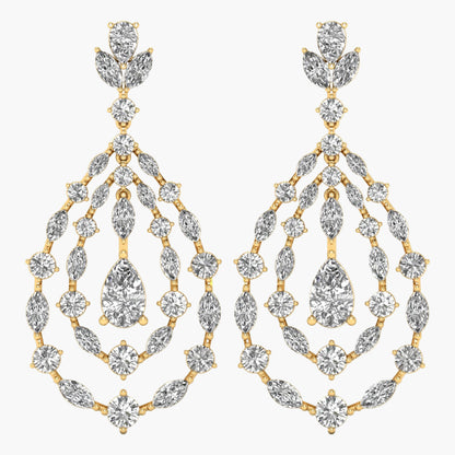 Opulent Oasis Diamond Earrings