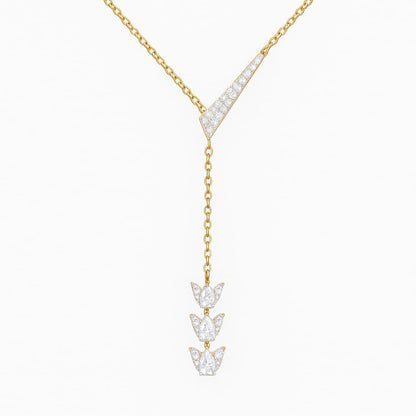 Lotus Infinity Diamond Necklace