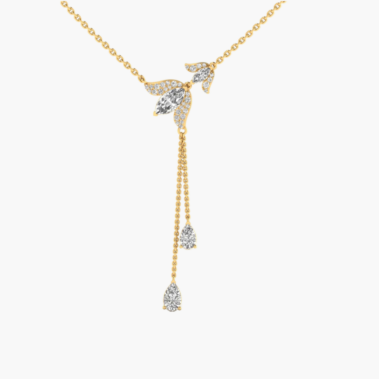 Lotus Orbelle Brilliance Diamond Necklace