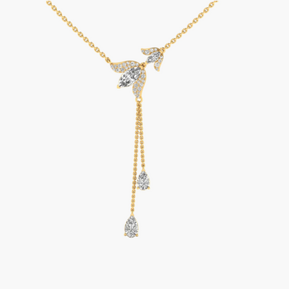 Lotus Orbelle Brilliance Diamond Necklace