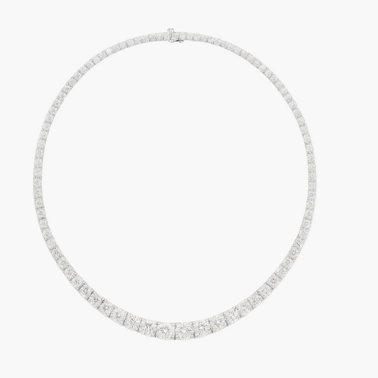 Looped Blossom Diamond Necklace