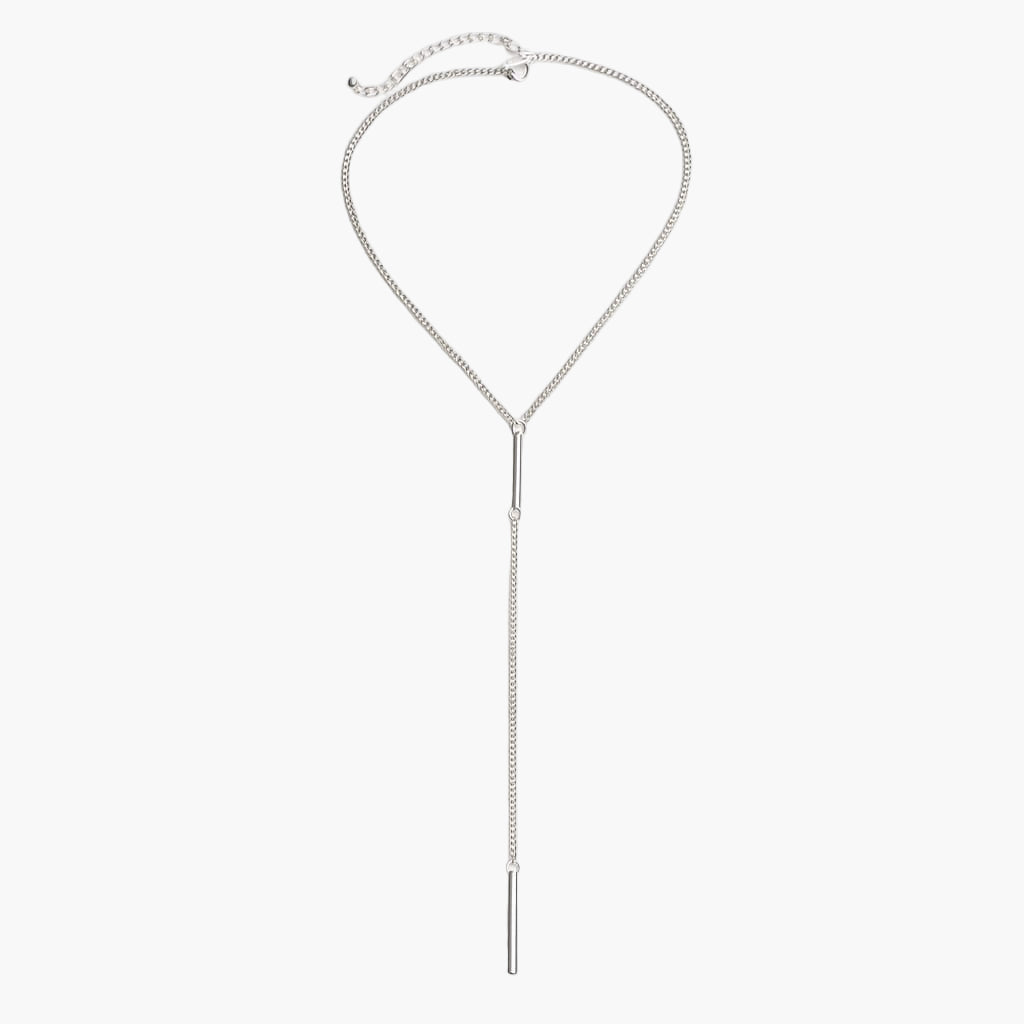 Stellar Edge Diamond Necklace