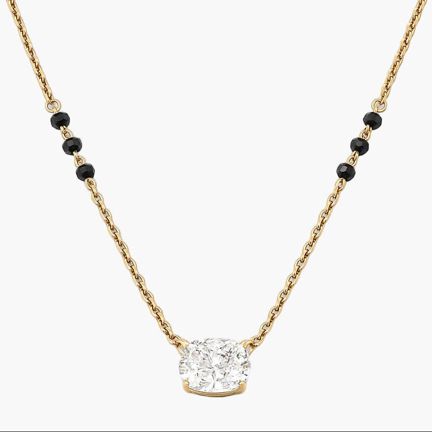 Oval Auspicious Diamond Mangalsutra
