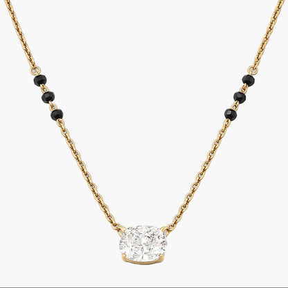 Oval Auspicious Diamond Mangalsutra