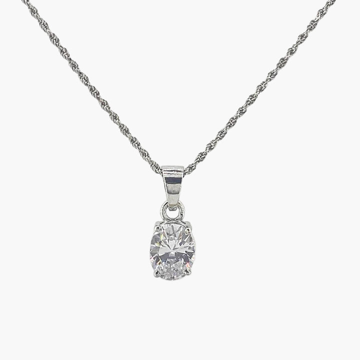 Sleek Shine Diamond Pendant