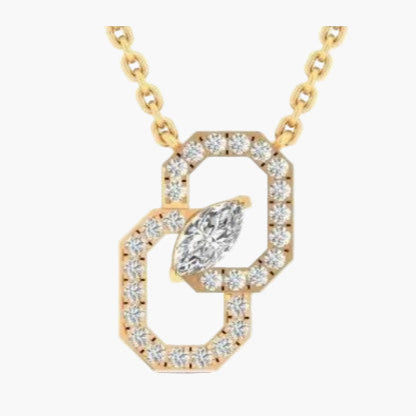 Lume Link Diamond Pendant