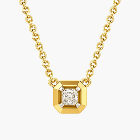 Golden Mirage Diamond Pendant