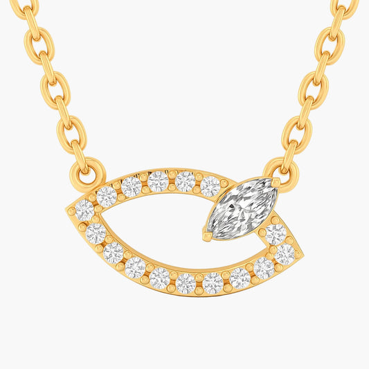 Beholder's Eye Diamond Pendant