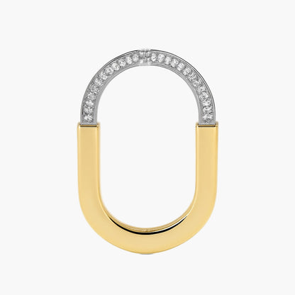 Key Round Shaped Diamond Pendant