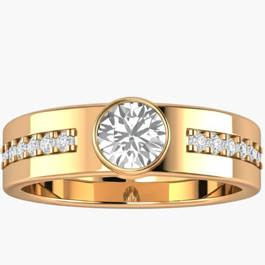 Regal Toast Men Diamond Ring