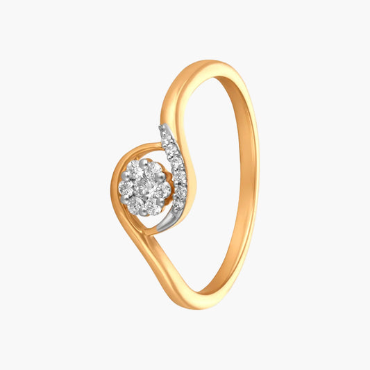 Radiant Echo Diamond Ring