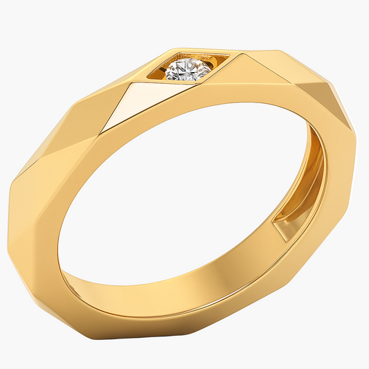 Enticing Crest Diamond Ring