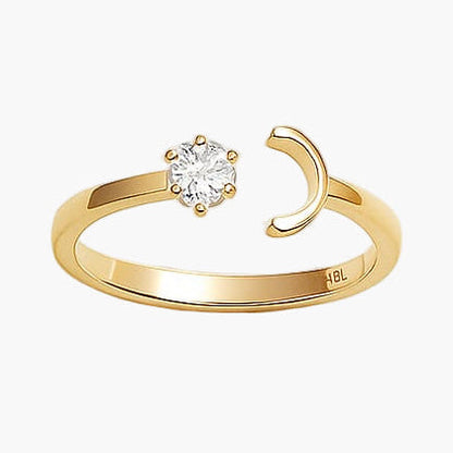 Cresent Shine Diamond Ring