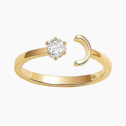 Cresent Shine Diamond Ring
