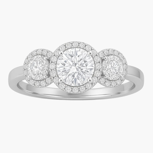Triple Party Diamond Ring