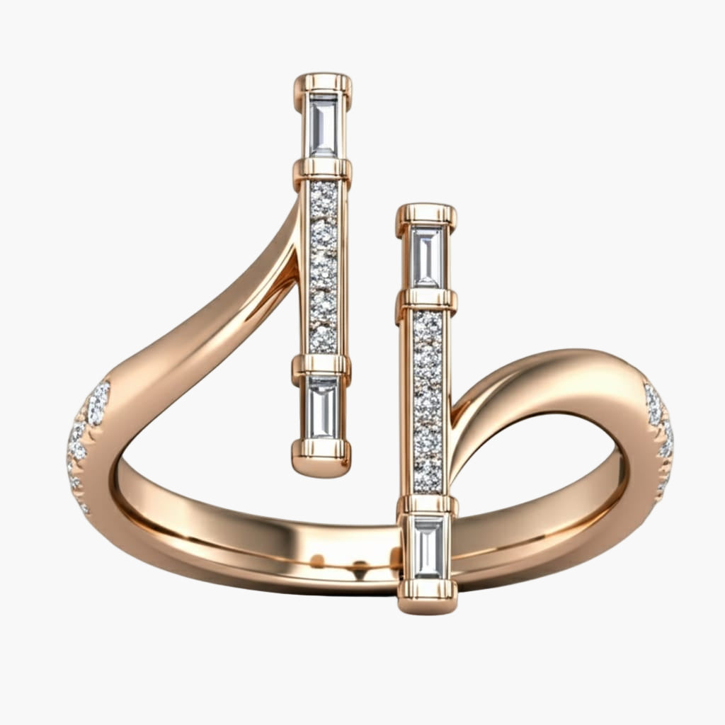 Moonlit Charm Diamond Ring