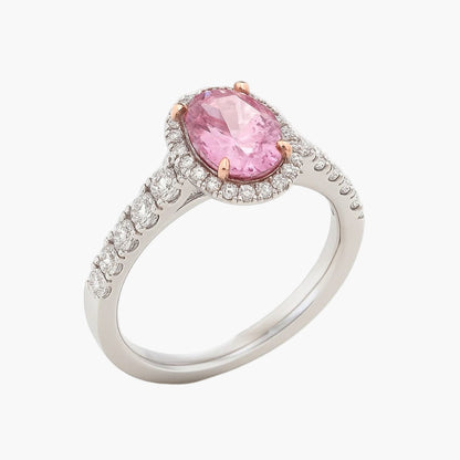 Heart of Pink Diamond Ring
