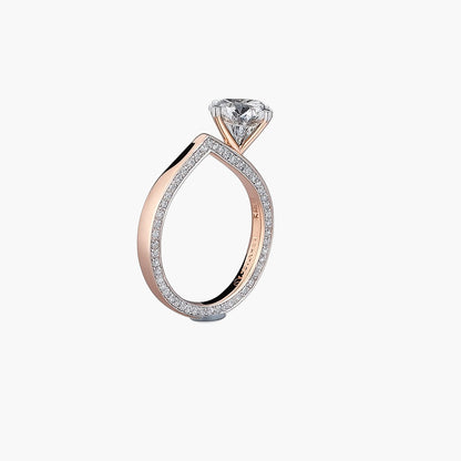 Little Tilt Diamond Ring