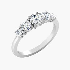Fivefold Harmony Diamond Ring