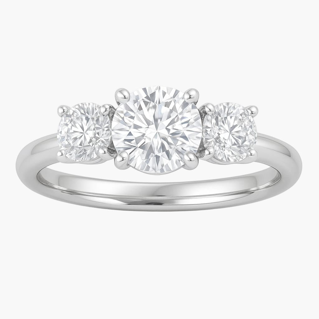 Trinity Glow Diamond Ring