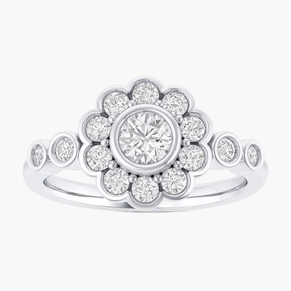 Soulful Spring Diamond Ring