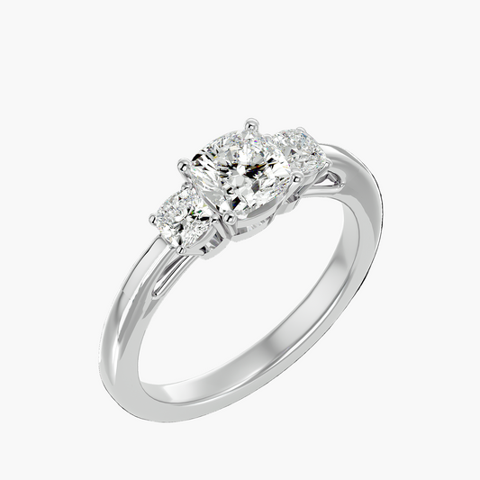Crystal Whispers Diamond Ring