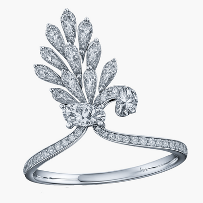 Pride of Feathers Diamond Ring