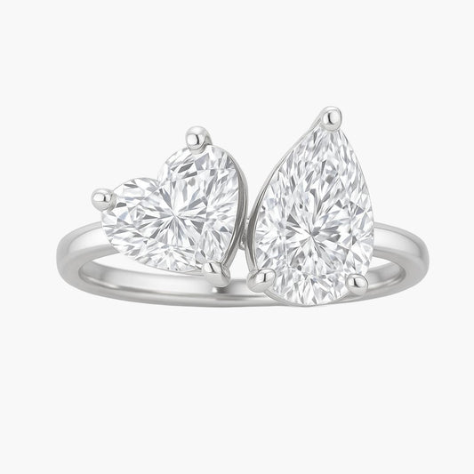 Toi-et-Moi Romance Diamond Ring