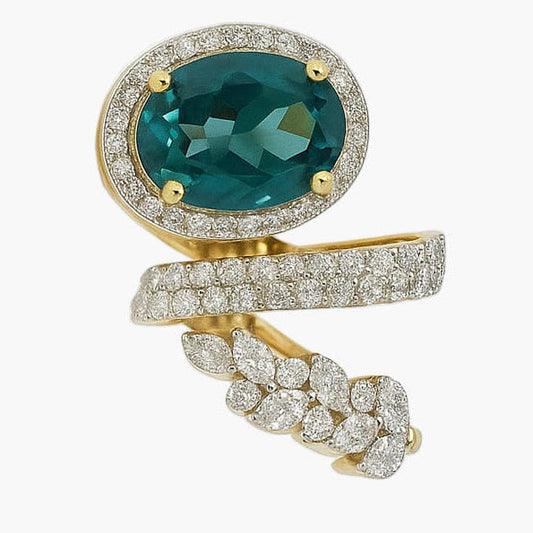 Luminara Verde Diamond Ring