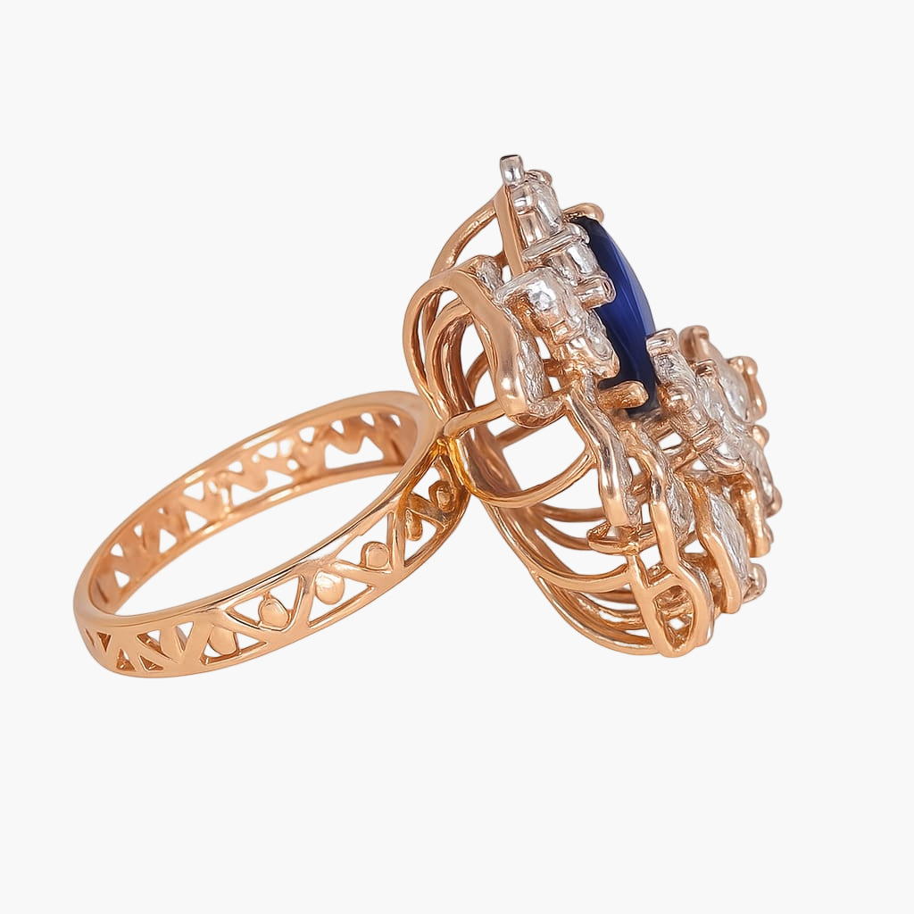 Amethyst Radiance Diamond Ring