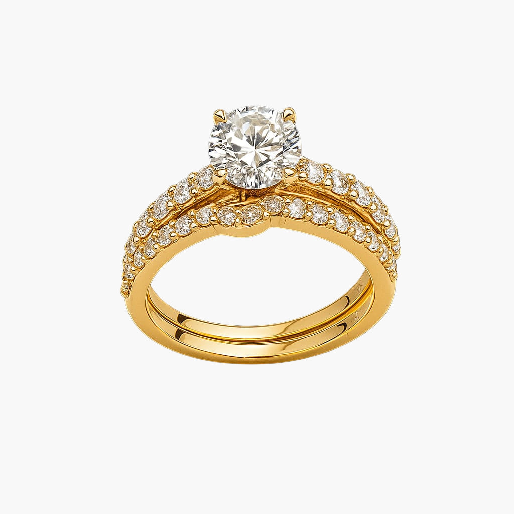 Festive Stackable Diamond Ring