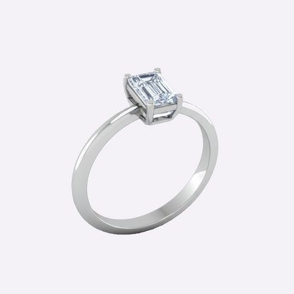 2 Carat Emerald Diamond Ring