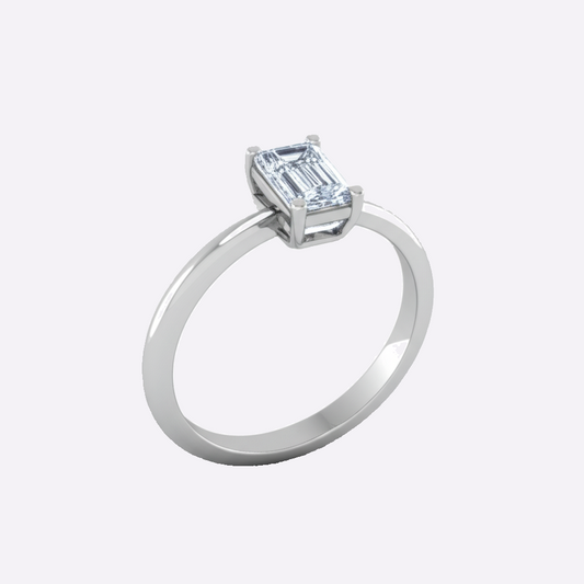 2 Carat Emerald Diamond Ring