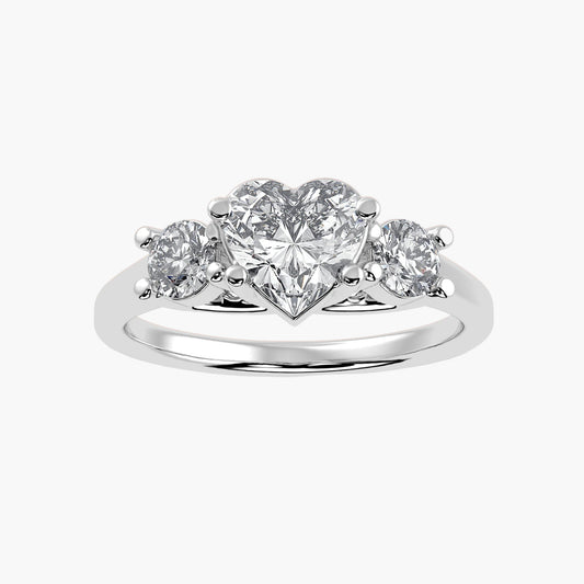Everbound Heart Diamond Ring