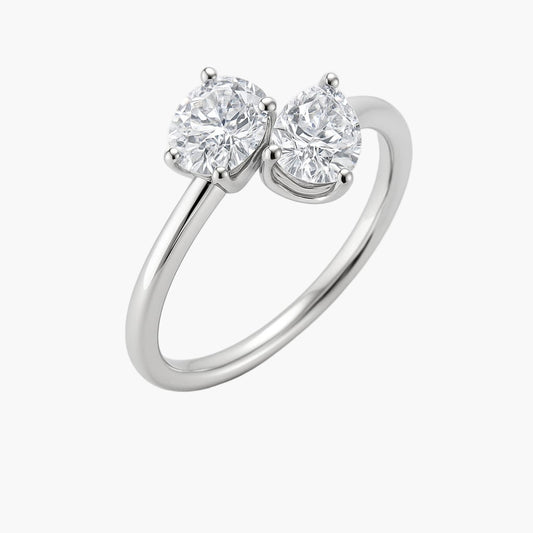 Toi-et-Moi Statement Diamond Ring