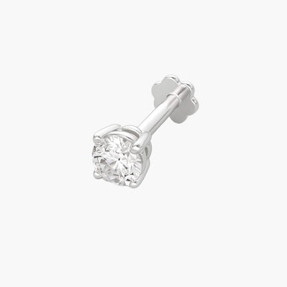 Round Men Diamond Studs