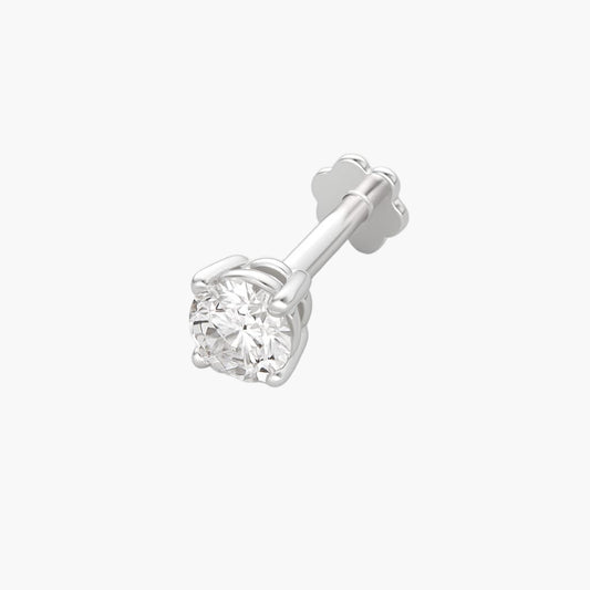 Round Men Diamond Studs