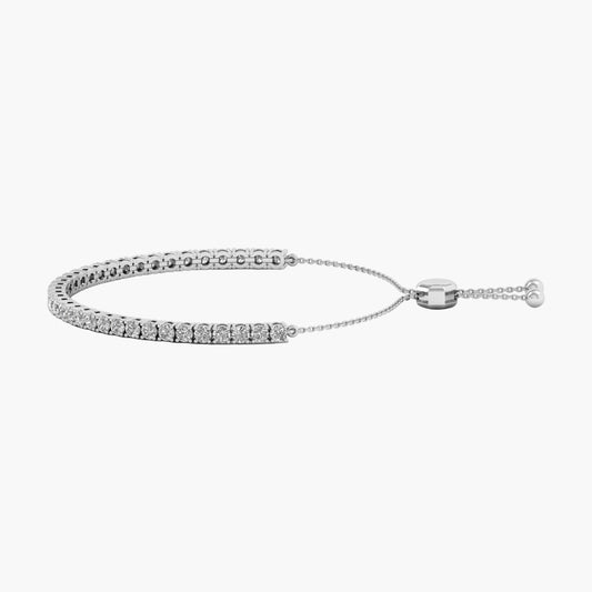 Adjustable Tennis Diamond Bracelet