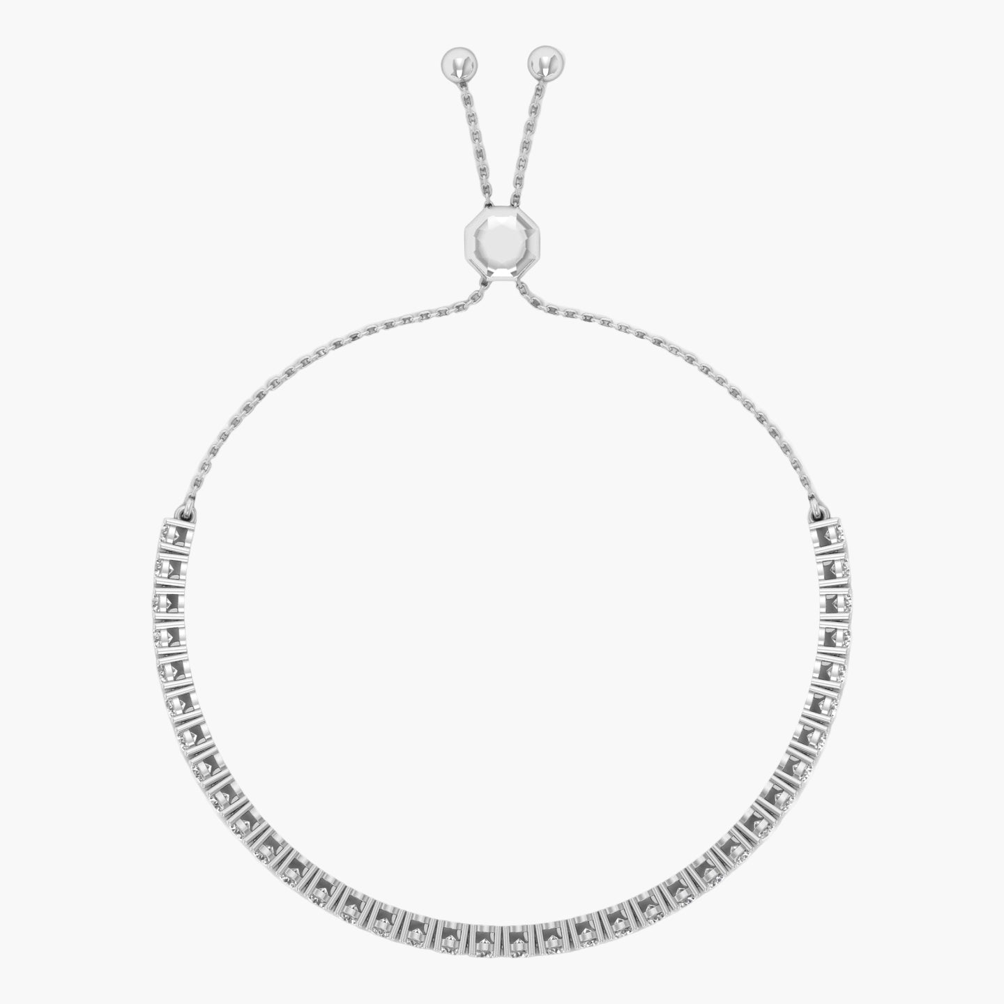 Adjustable Tennis Diamond Bracelet