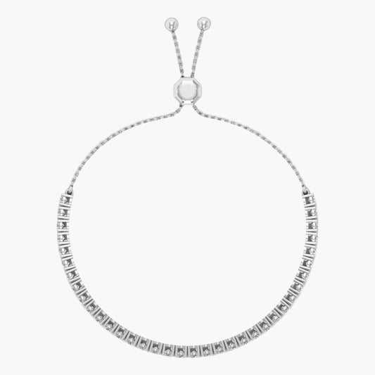 Adjustable Tennis Diamond Bracelet